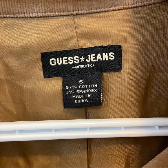 Guess Jeans Brown Corduroy Jacket - Picture 2 of 4